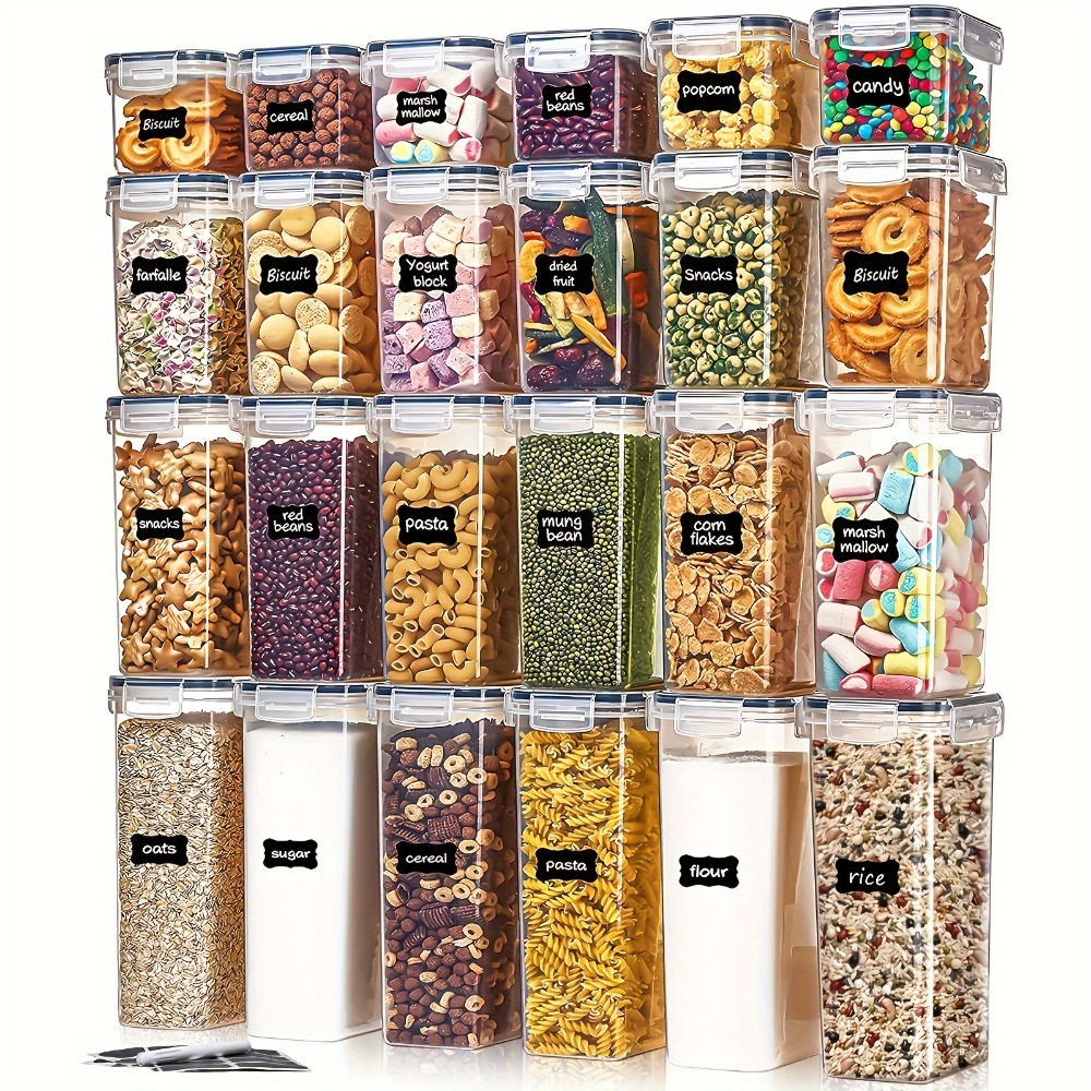 Kitchen Appliances Gift - 24Pcs Food Storage Containers 12 Boxes