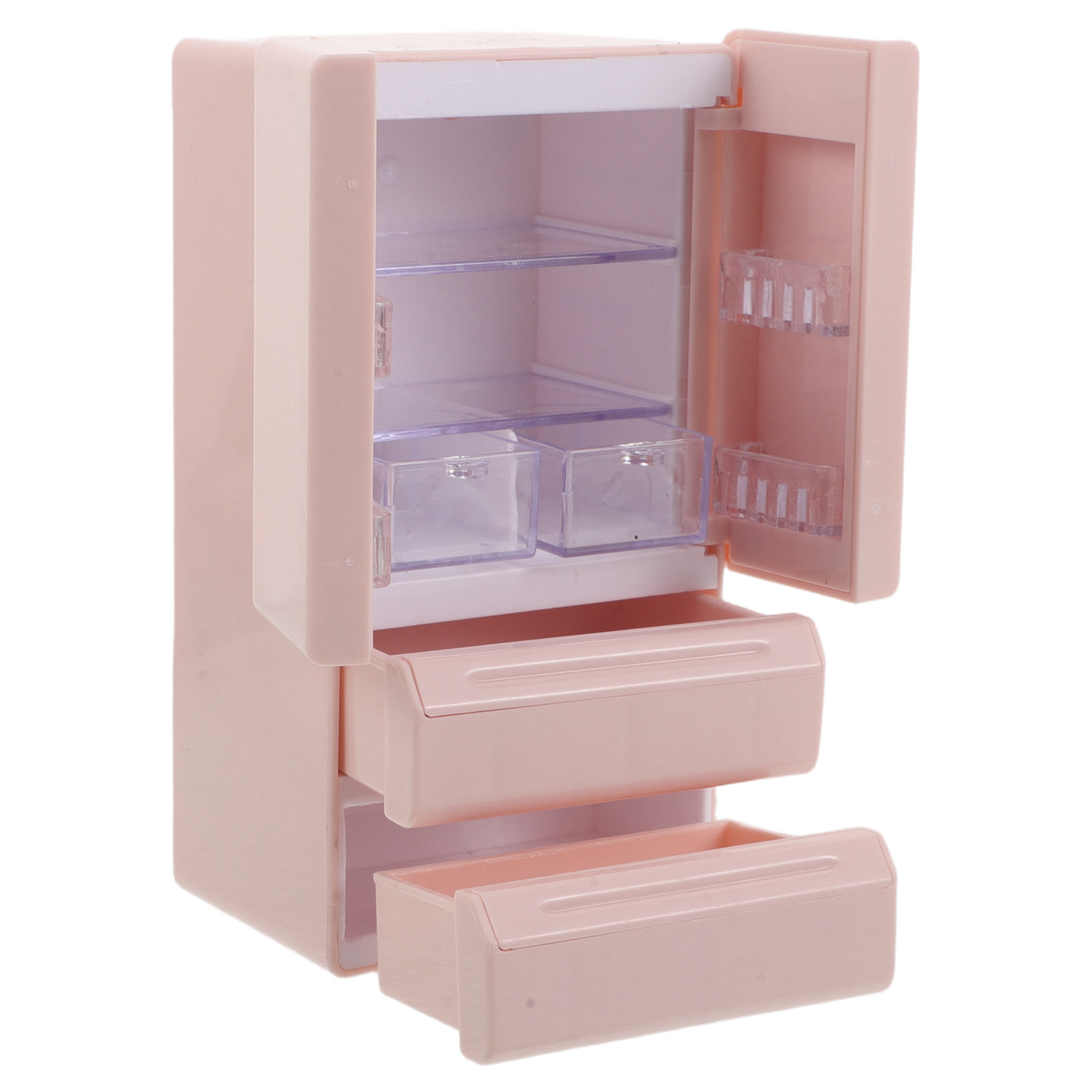 Kitchen Appliances Kids - Mini Dollhouse Refrigerator 12.5x6.5x5.5cm Double Door