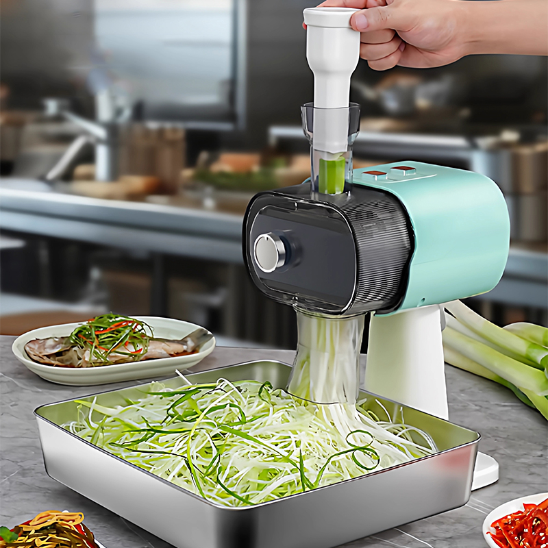 Kitchen Appliances Green - Fully Automatic Green Onion Slicer Electric