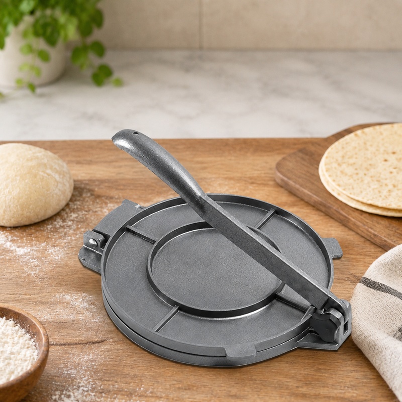 Tortilla Press Cast - Durable Aluminum Tortilla Press for Handmade