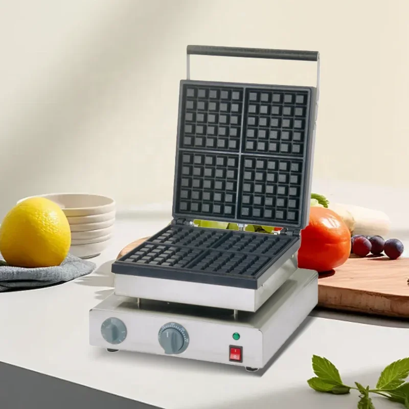 Chef Prosentials 4-Plate Comme - đánh giá và giá Waffle Iron Belgian
