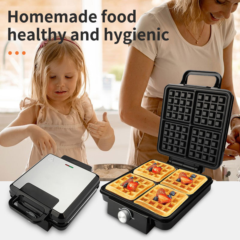 Reemix 4-Slice Belgian Mini Wa - đánh giá và giá Waffle Iron Belgian