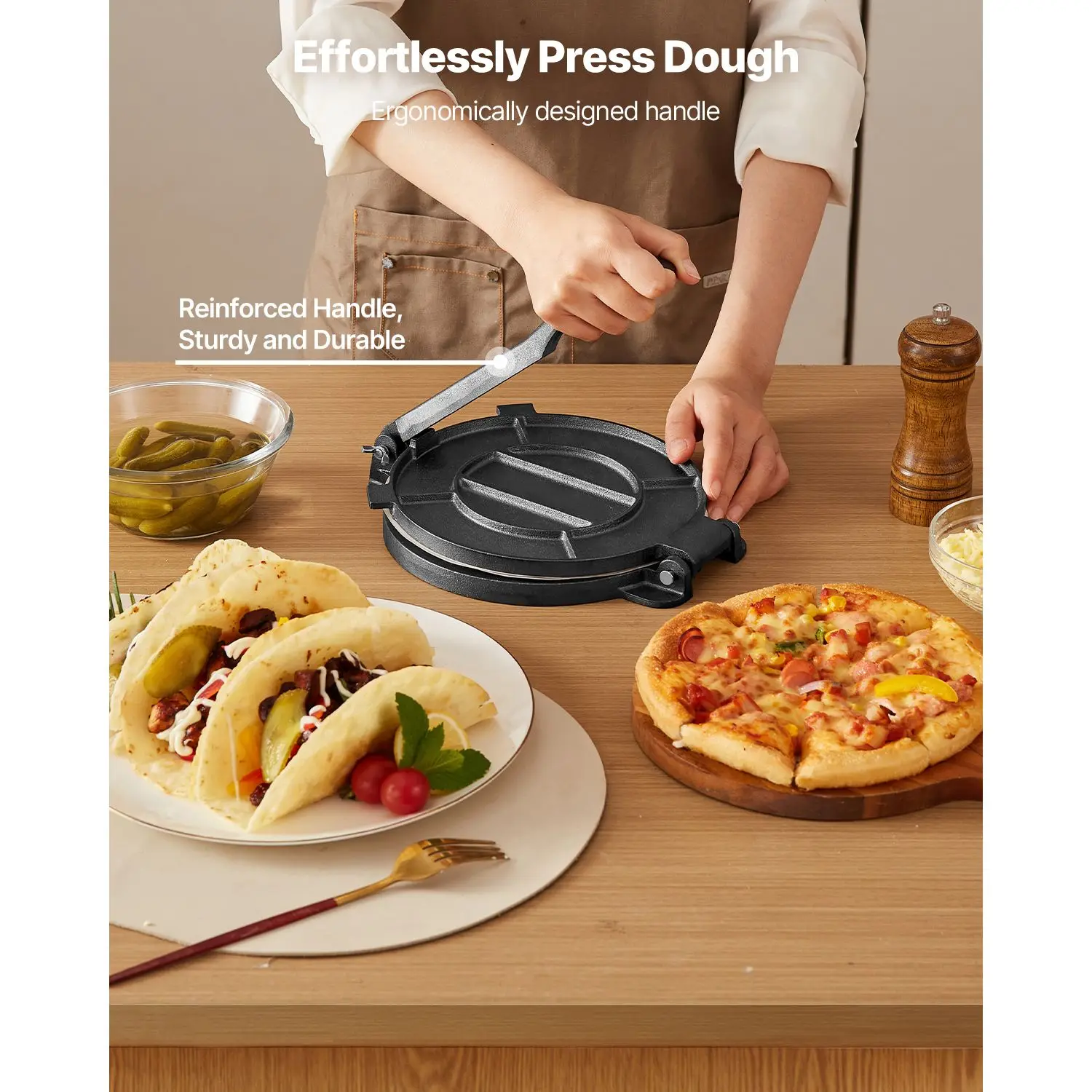 Tortilla Press, 10 Inch Cast I - đánh giá và giá Tortilla Press Cast