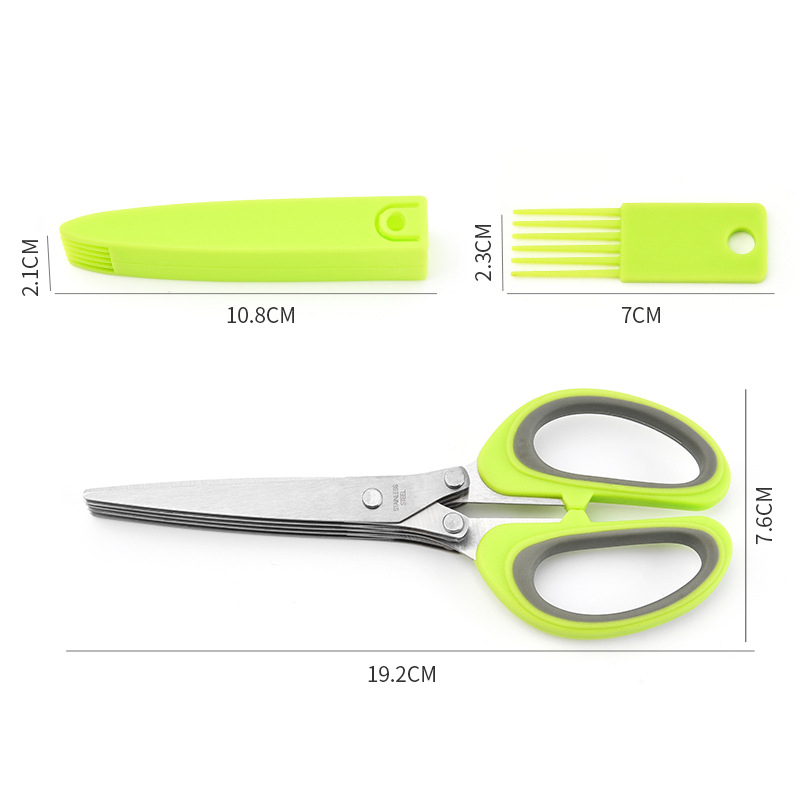 Multi-Layer Scissor Stainless  - đánh giá và giá Kitchen Appliances Green