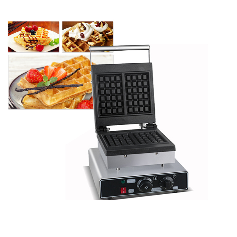 Non-Stick Waffle Maker Square  - đánh giá và giá Waffle Iron Belgian