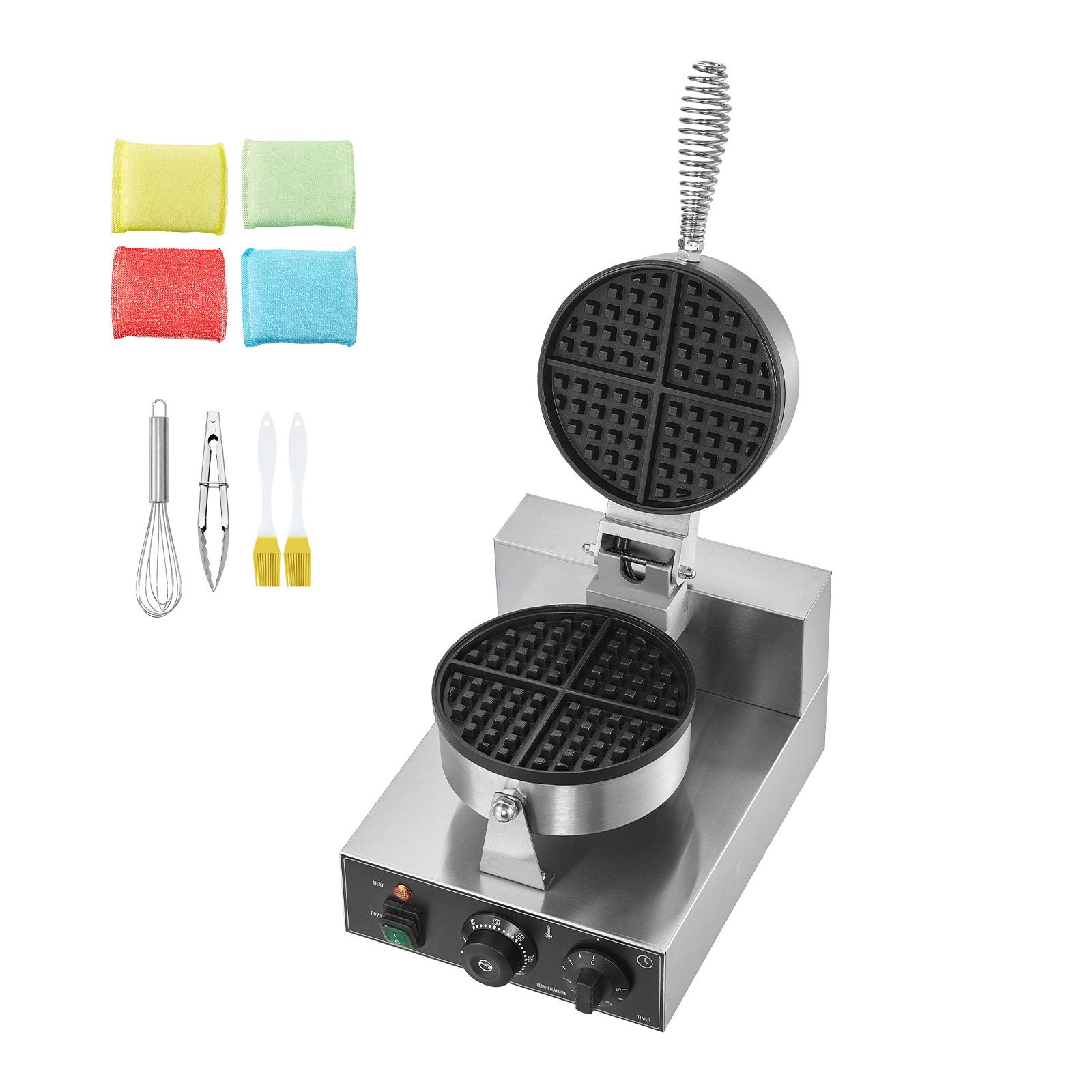 Commercial Waffle Maker, 1230W - đánh giá và giá Waffle Iron Belgian