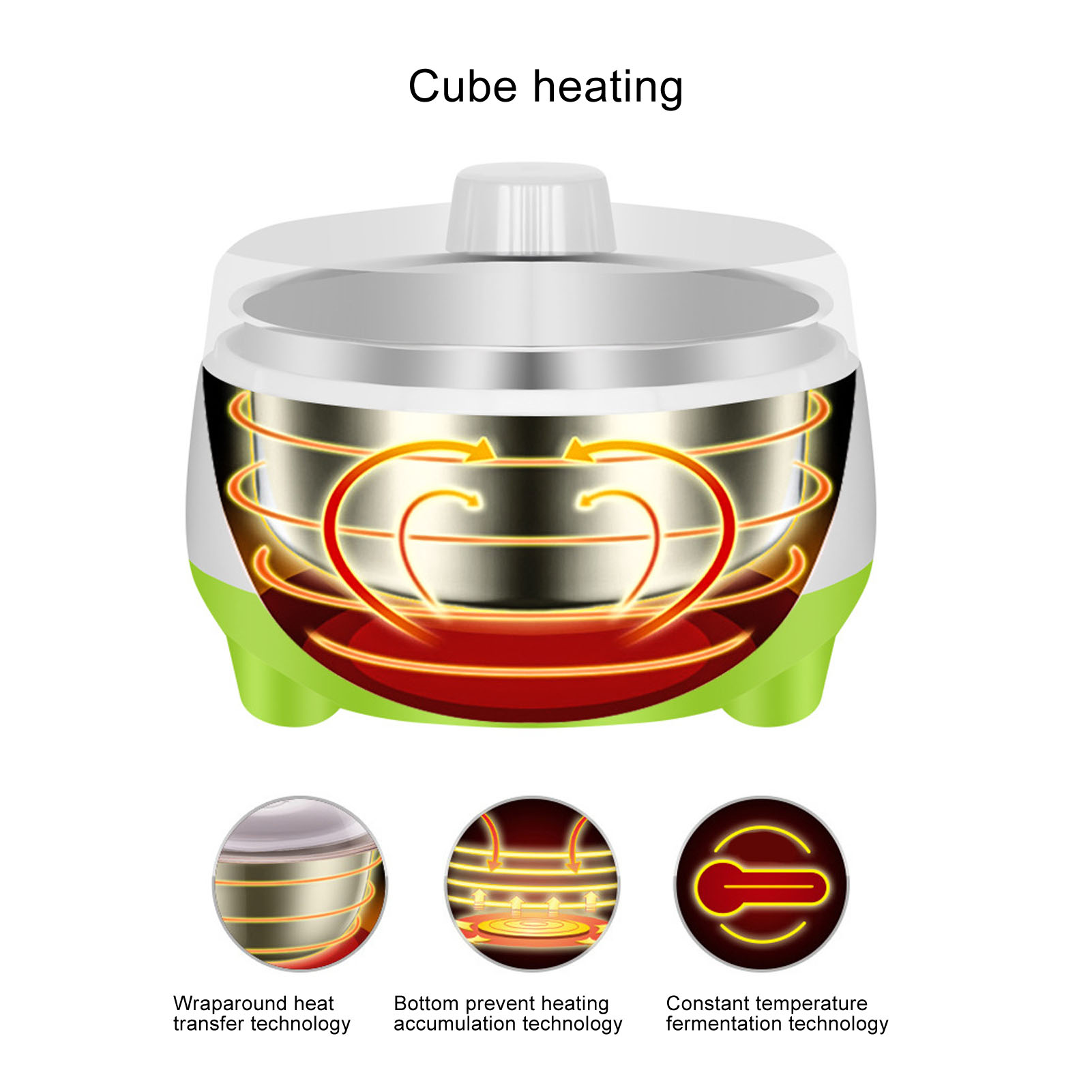 Compact Stainless Steel Yogurt - đánh giá và giá Kitchen Appliances Green
