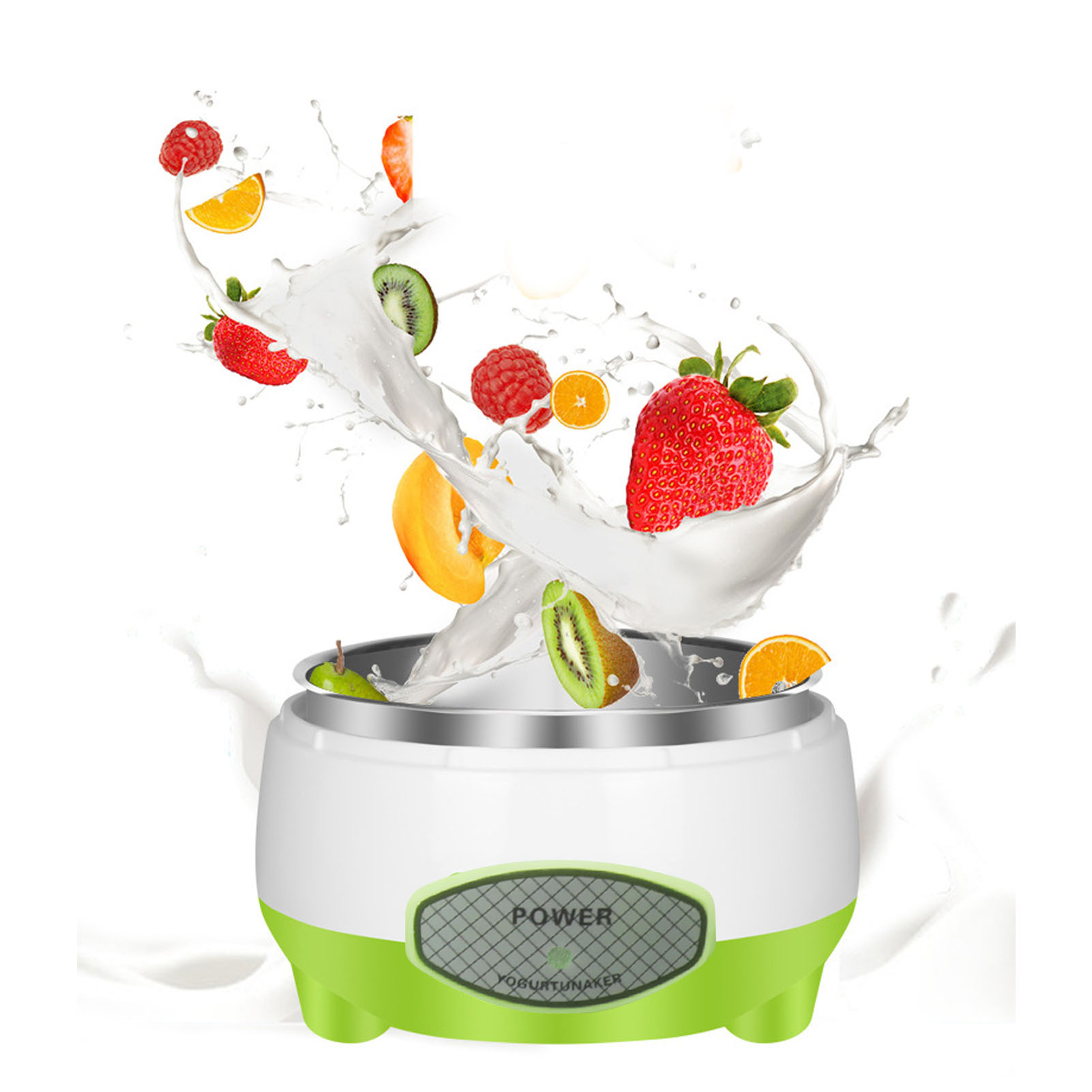 Compact Stainless Steel Yogurt - đánh giá và giá Kitchen Appliances Green