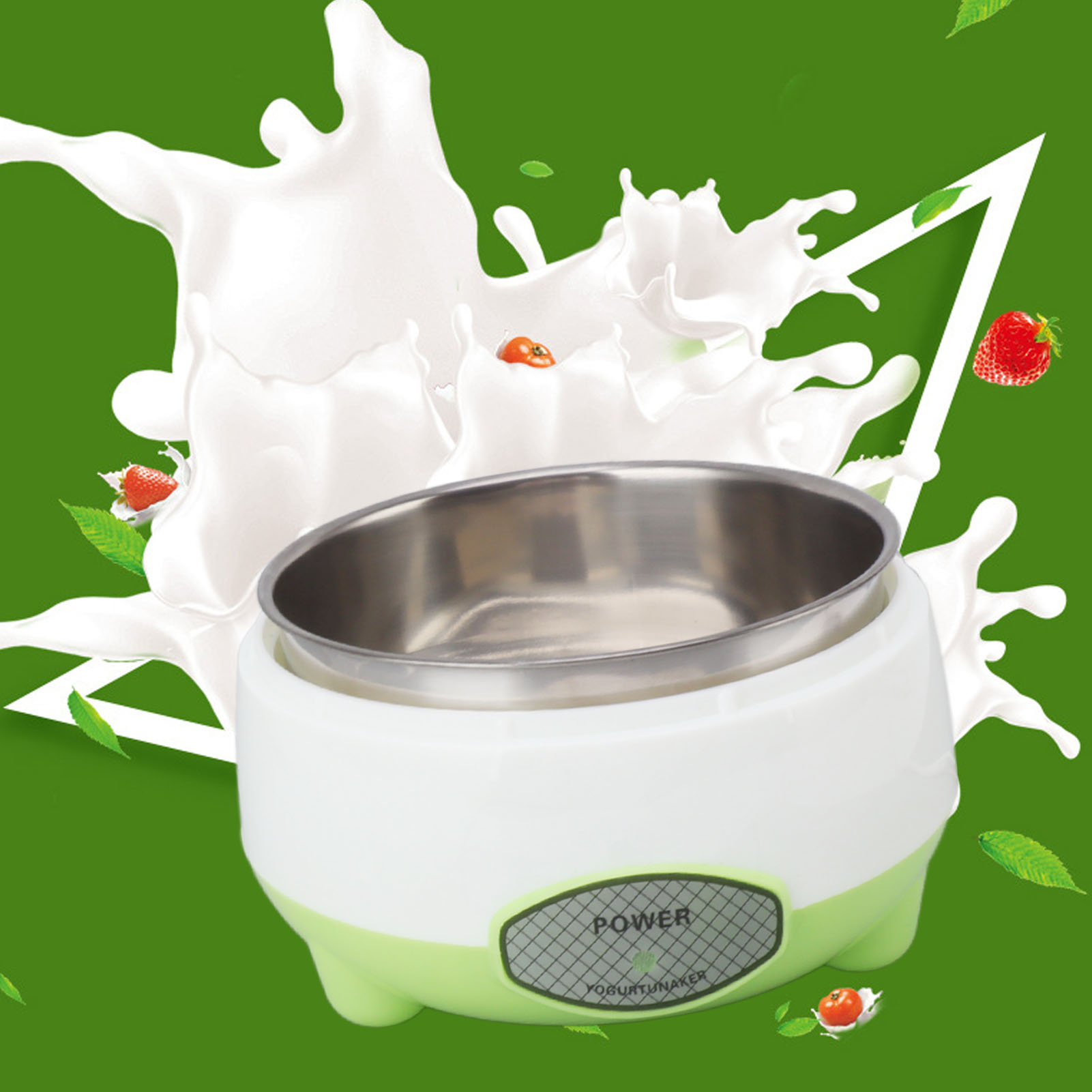 Compact Stainless Steel Yogurt - đánh giá và giá Kitchen Appliances Green